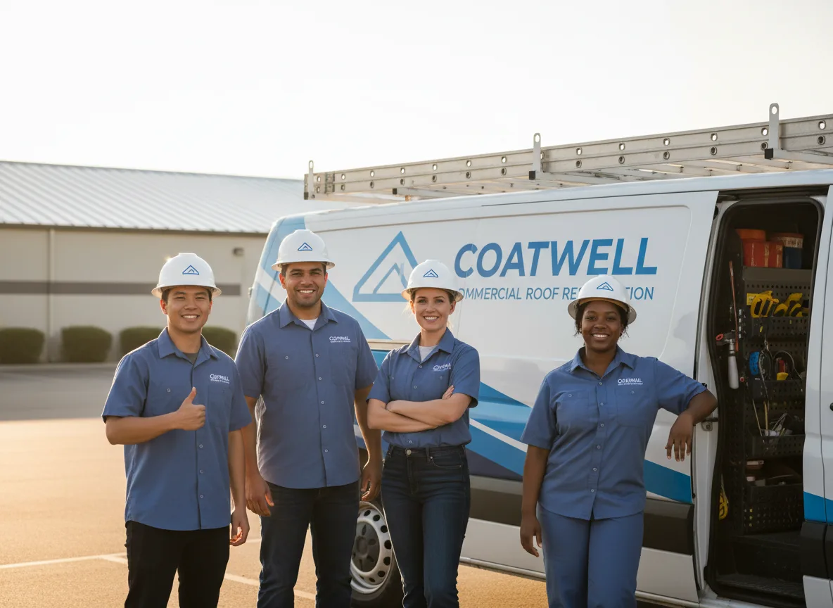 Commercial roof coating company in Etowah, AR